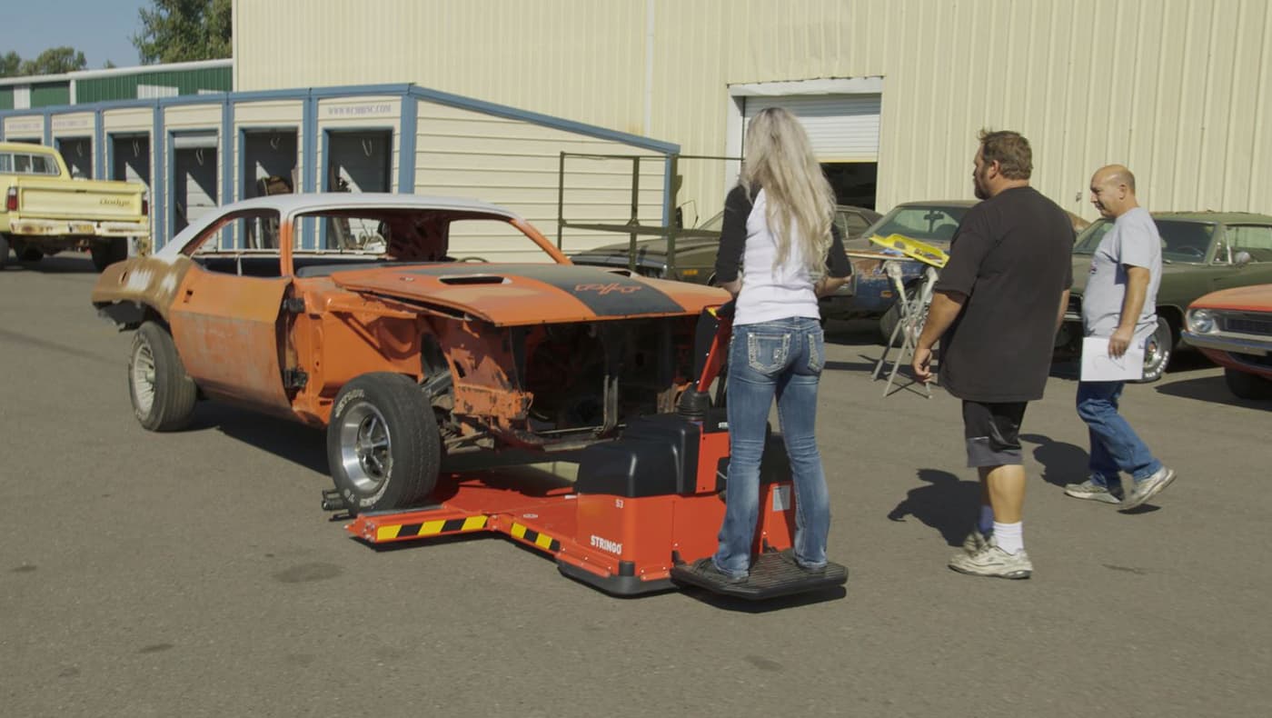 Stringo in American tv show Graveyard Carz Stringo®